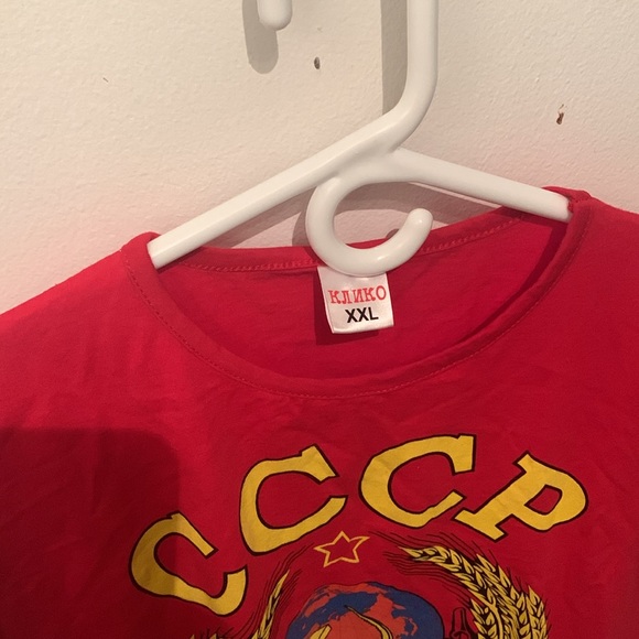 Incredible Kliko Authentic Russian CCCP Bright Red 100% Cotton Tshirt XXL 🔥🔥🔥 - Picture 5 of 6